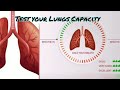 Test Your Lungs Capacity Exercise For Covid 19 Oxygen Check Hold Your Breath Lungs Healthy