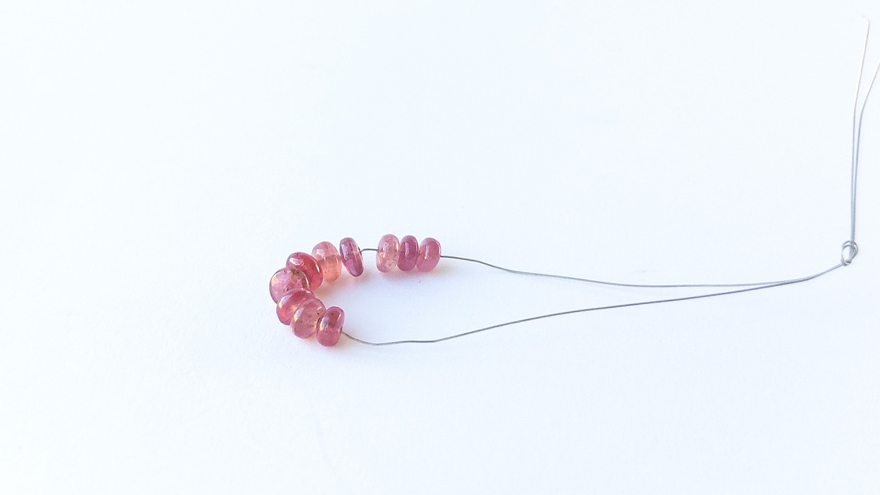 Ruby | Smooth Rondelle | 5-6mm Bead Size | 10 Pieces | 12 Carats video