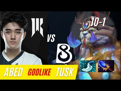 Abed Godlike Tusk VS Dendi Legendary Pudge | Shopify Rebellion vs B8  #dota2 #dota2gameplay   #abed