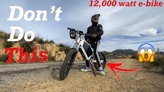 72v e-moto mistake cost me my bike😬😬