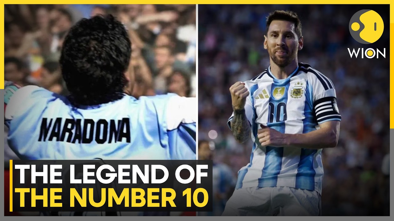 The Legend of No. 10: From Pele to Messi, Football's Greatest Icons | WION
