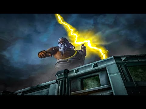 Zeus Destroys Sparta - God of War 2
