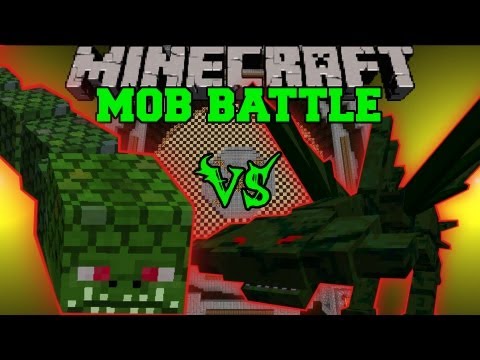 EPIC Minecraft Mob Battle - Cephadrome VS Naga!