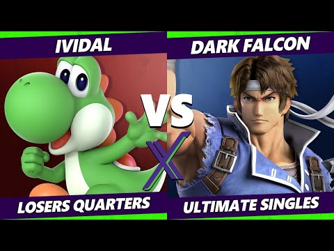 S@X 370 Online Losers Quarters - Ividal (Yoshi) Vs. Dark Falcon (Richter) Smash Ultimate - SSBU