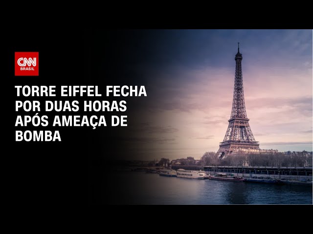 Torre Eiffel fecha por duas horas após ameaça de bomba | CNN PRIME TIME