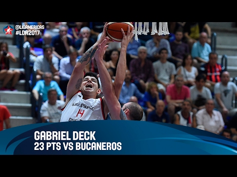 Gabriel Deck 23 PTS vs Bucaneros - Grupo C - DIRECTV Liga de las Americas 2017