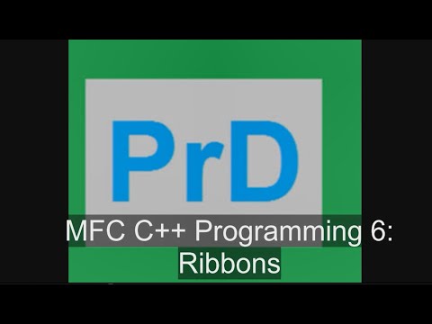 MFC C++ Programming 6: Ribbon
