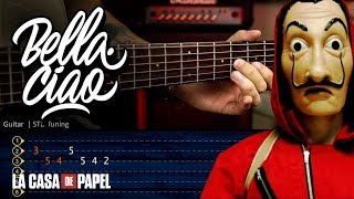 BELLA CIAO - La Casa de Papel Guitar Tutorial TABS | Guitarra Cover  Christianvib Chords - Chordify