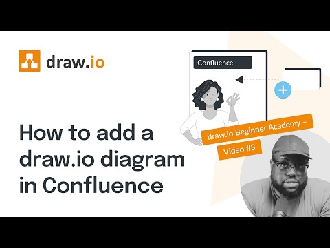 How to add a draw.io diagram in Confluence | draw.io Beginner Academy - Video #3