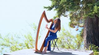 Serenity I 1 Hour Harp Music and Waves I Sarah Bhalla