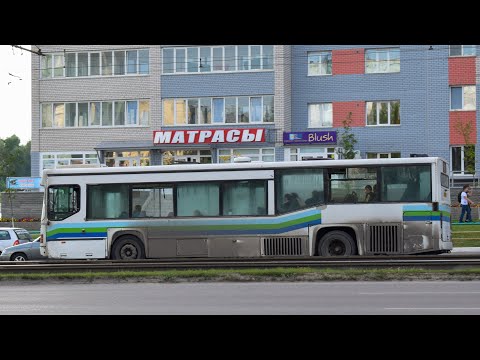 Автобус Scania MaxCi CN113CLL (АО 551 22). Покатушки по Барнаулу.