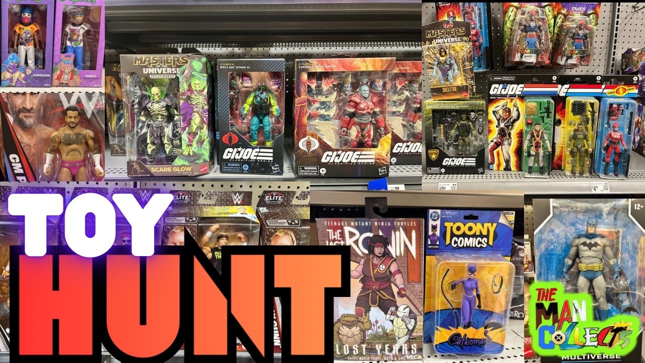 TOY HUNT | Walmart & Target Are LOADED! NECA, GI Joe, DC, Marvel Legends, WWE..Oh My! #toys #toyhunt