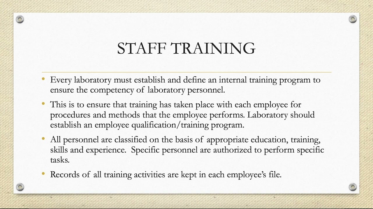 LABORATORY TEST QUICK GUIDE TO ACCREDITATION