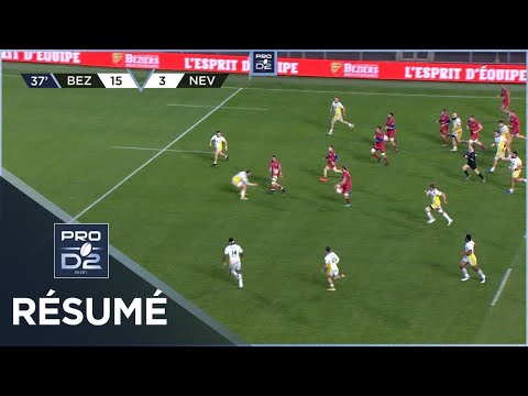 PRO D2 - Résumé AS Béziers Hérault-USON Nevers:  25-30  - J15 - Saison 2020/2021