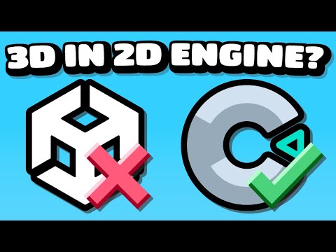 I Made a 3D Game in a 2D Engine (No Code)