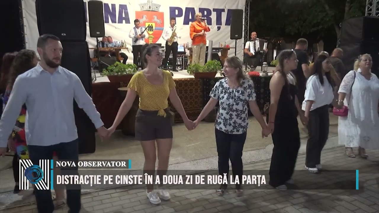 Distracție pe cinste în a doua zi de rugă la Parța