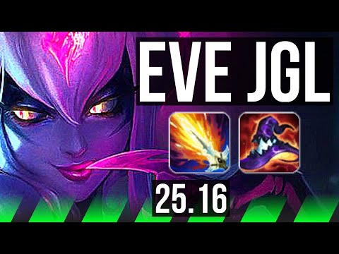 EVELYNN vs GRAVES (JGL) | Legendary | KR Master | 25.16