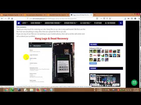 Oppo Clone V6 Flash File Firmware SP7731 6.0 LCD Fix Hang Logo & Dead Recovery