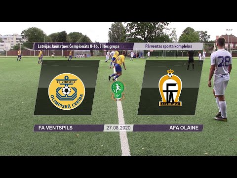 U-16 FA Ventspils - AFA Olaine (Highlights)