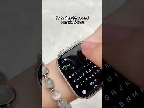 How to use chatgpt with Apple Watch#applewatchtips #applewatchhacks #applewatch #shorts