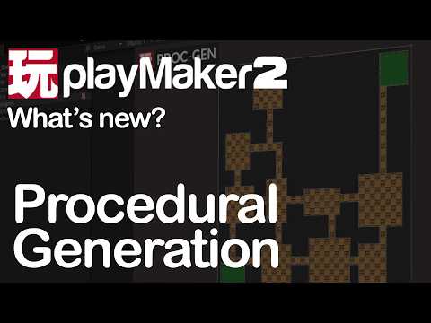 What's New in PlayMaker 2? Procedural Generation tools!