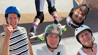 Geezers shredding the Jon Comer Memorial Skatepark in Garland, TX!