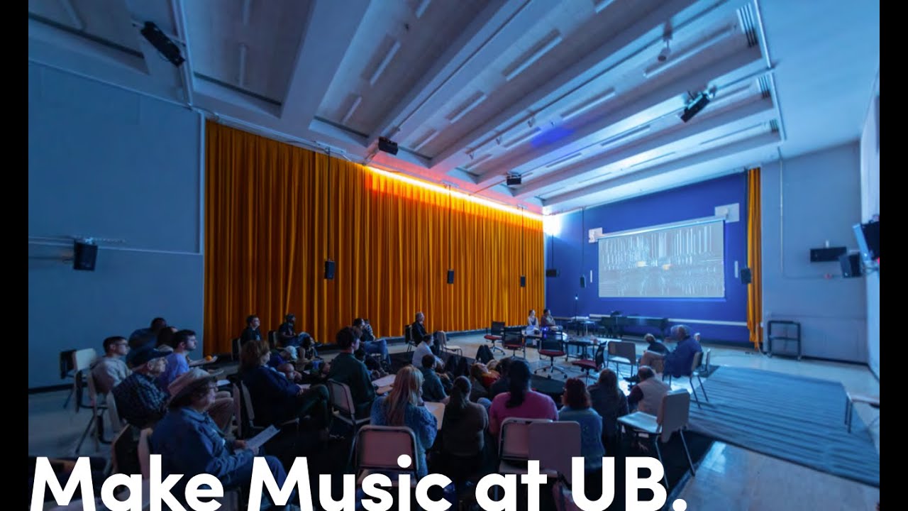 Screenshot of the "Music Recording and Production at UB - Dr. Colter Harper" YouTube video.