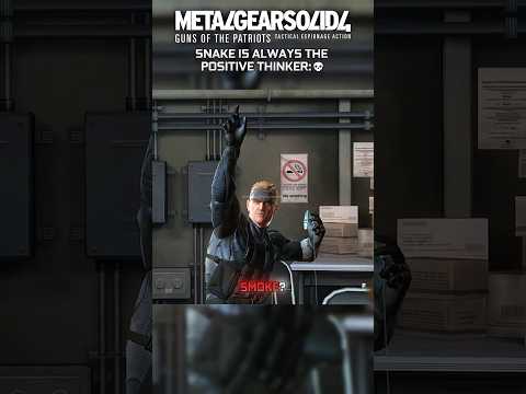 Snake the Positive Thinker💀#shorts #gaming #edit #viralvideo #mgs #cinematic
