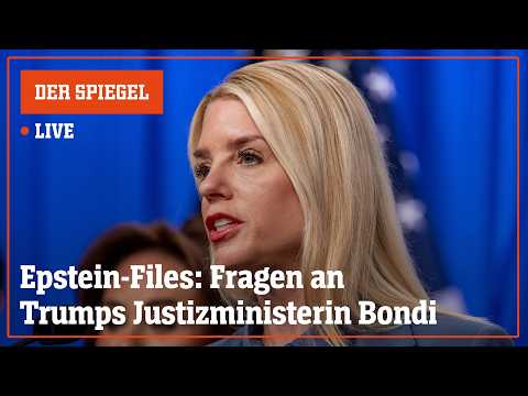 Livestream: Abgeordnete befragen Trumps Justizministerin zu Epstein-Files| DER SPIEGEL