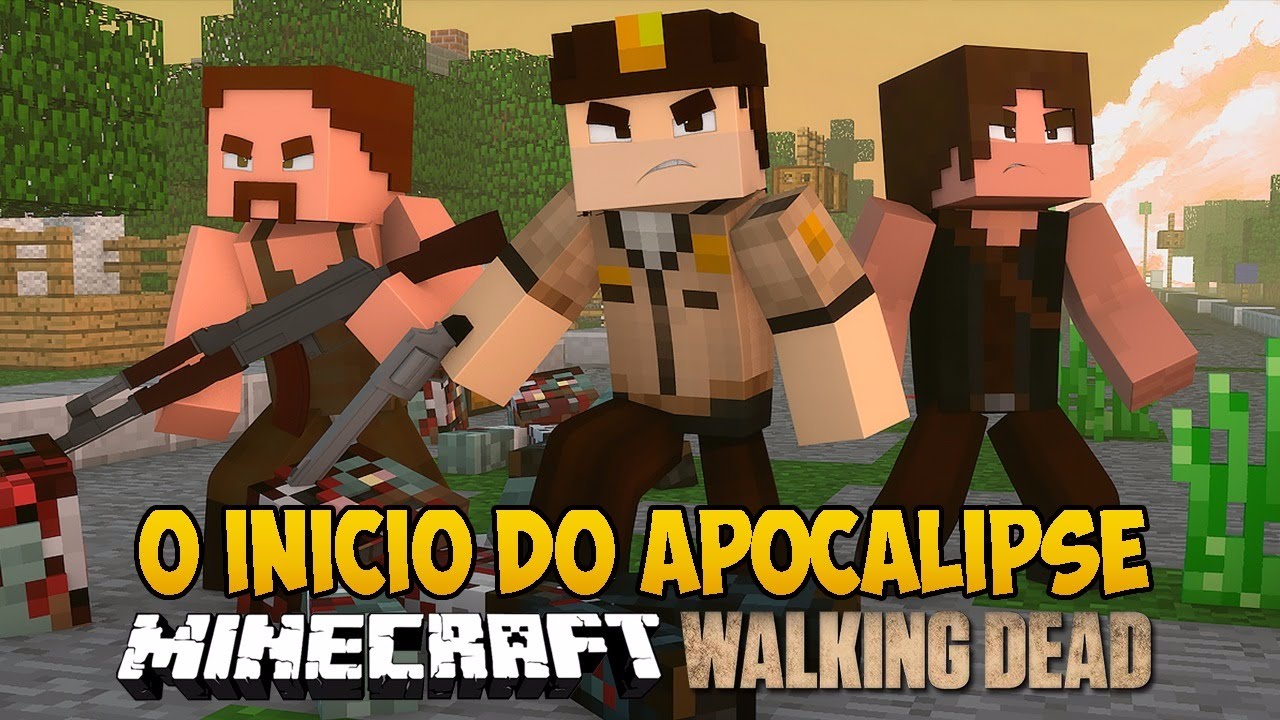 Minecrat The Walking Craft - O início do APOCALIPSE