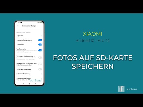 Fotos auf SD-Karte speichern - Xiaomi [Android 10 - MIUI 12]