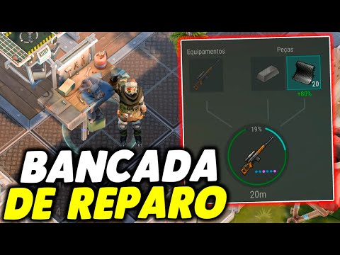 FUNCIONAMENTO DA BANCADA DE REPARO - Last Day On Earth
