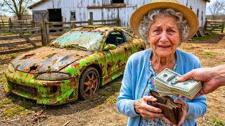 ESSA FAZENDEIRA TINHA O CARRO DO BRIAN JOGADO NO QUINTAL – PAGAMOS $800 | RESTAURAÇÃO COMPLETA ASMR