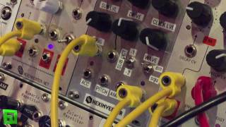 Video thumbnail for Live From MUTEK Hexinverter Mutant BD9 eurorack modular kick drum by Ken Flux Pierce Fluxwithit