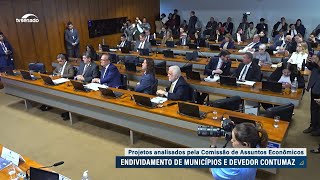 Medida para conter endividamento dos municípios está na pauta da Comissão de Assuntos Econômicos