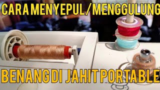 Download lagu Cara menggulung spul jahit portable||butterfly JH8530A||menyepul benang mp3