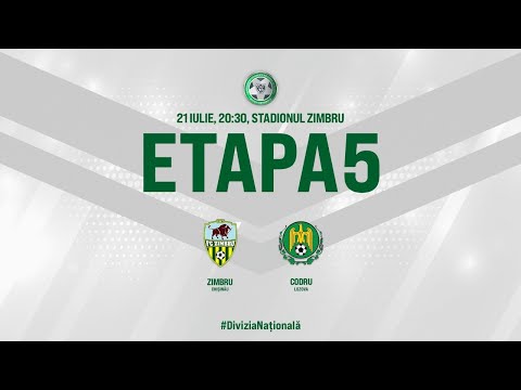 LIVE: DIVIZIA NAȚIONALĂ,Etapa 5 ,FC ZIMBRU - CS CODRU  21.07.2020, 20:30