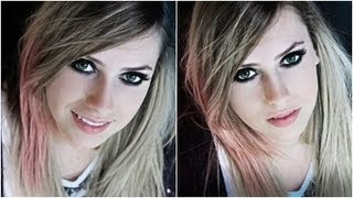 Make Transformação &quot;Avril Lavigne&quot; com Amanda Domenico.