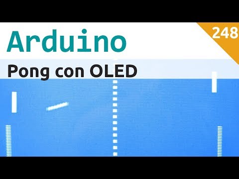 Pong con Oled SSD1306 i2c e Arduino - Video 248