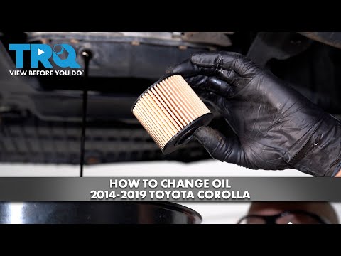 How to Change Oil 2014-2019 Toyota Corolla