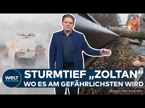 STURMTIEF "ZOLTAN": Schwere Sturmböen! – Warnung vor Orkanböen an den Küsten und in den Alpen