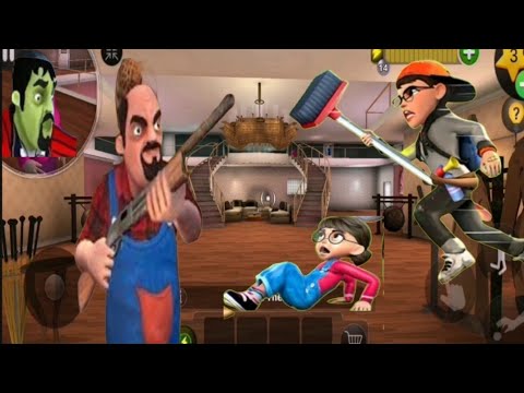 Scary Stranger 3D Update Level Walkthroug Gameplay | Bombastic Landing Prank | iOS Android Games