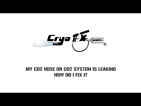 My Co2 Hose Or Co2 System Is Leaking How Do I Fix It - CryoFX