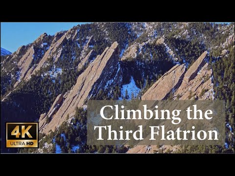 Third Flatiron, a Wintery Free Solo Rock Climb up the standard route and Down Winkywoo, 5.6