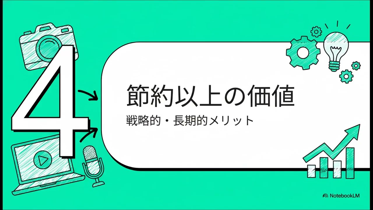 お客様参加型動画制作についてnotebookLMの解説