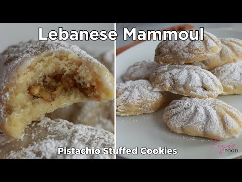 Lebanese Mammoul (Pistachio Stuffed Cookies) - A festive treat for every occasion!