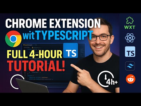 Build a Chrome Extension with React, TypeScript, WXT, & Tailwind CSS | Gemini API 