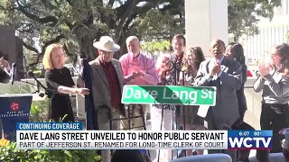 Former Leon County Clerk of Courts Dave Lang honored with street renaming: ‘It could not be bette...