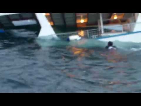 Sharks Attack Man off Sinking Boat