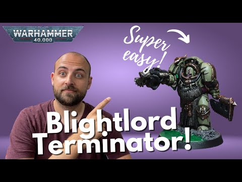 How to Paint a Death Guard Blightlord Terminator for 40k!